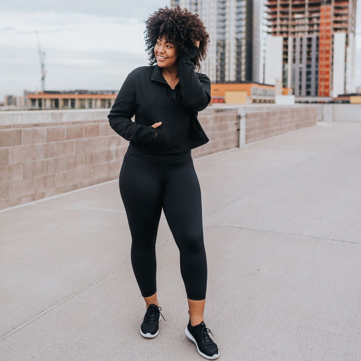 7/8 Capris - Black - Senita Athletics