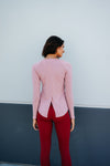 Tie Back Long Sleeve - Blush