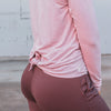 Tie Back Long Sleeve - Blush