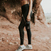 Alpine Laser Cut Leggings - Black - Senita Athletics