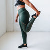 Alpine Laser Cut Leggings - Evergreen - Senita Athletics