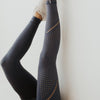 Alpine Laser Cut Leggings - Light Navy - Senita Athletics