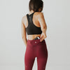 Alpine Laser Cut Leggings - Mulberry - Senita Athletics