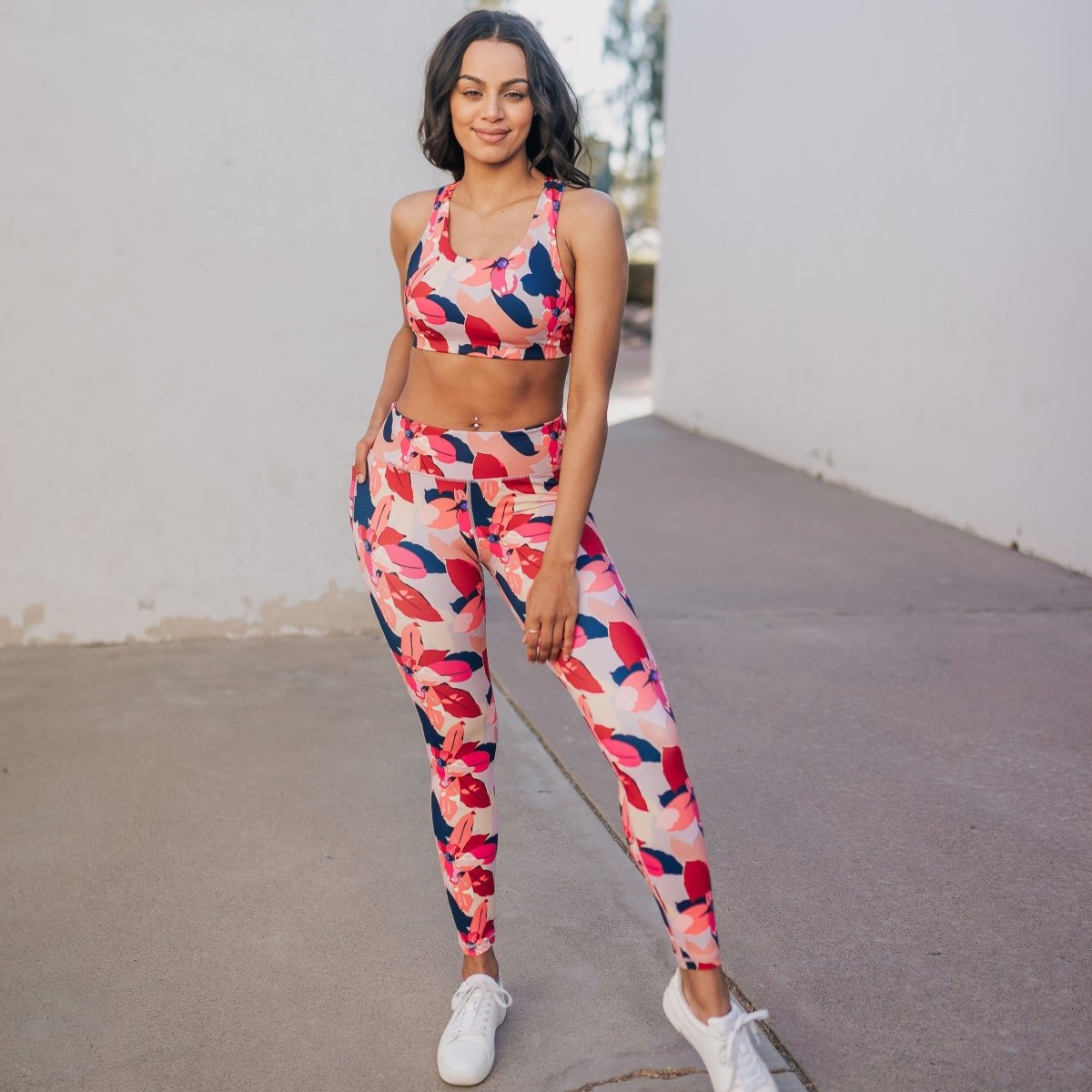 AMP Leggings - Petals - Senita Athletics