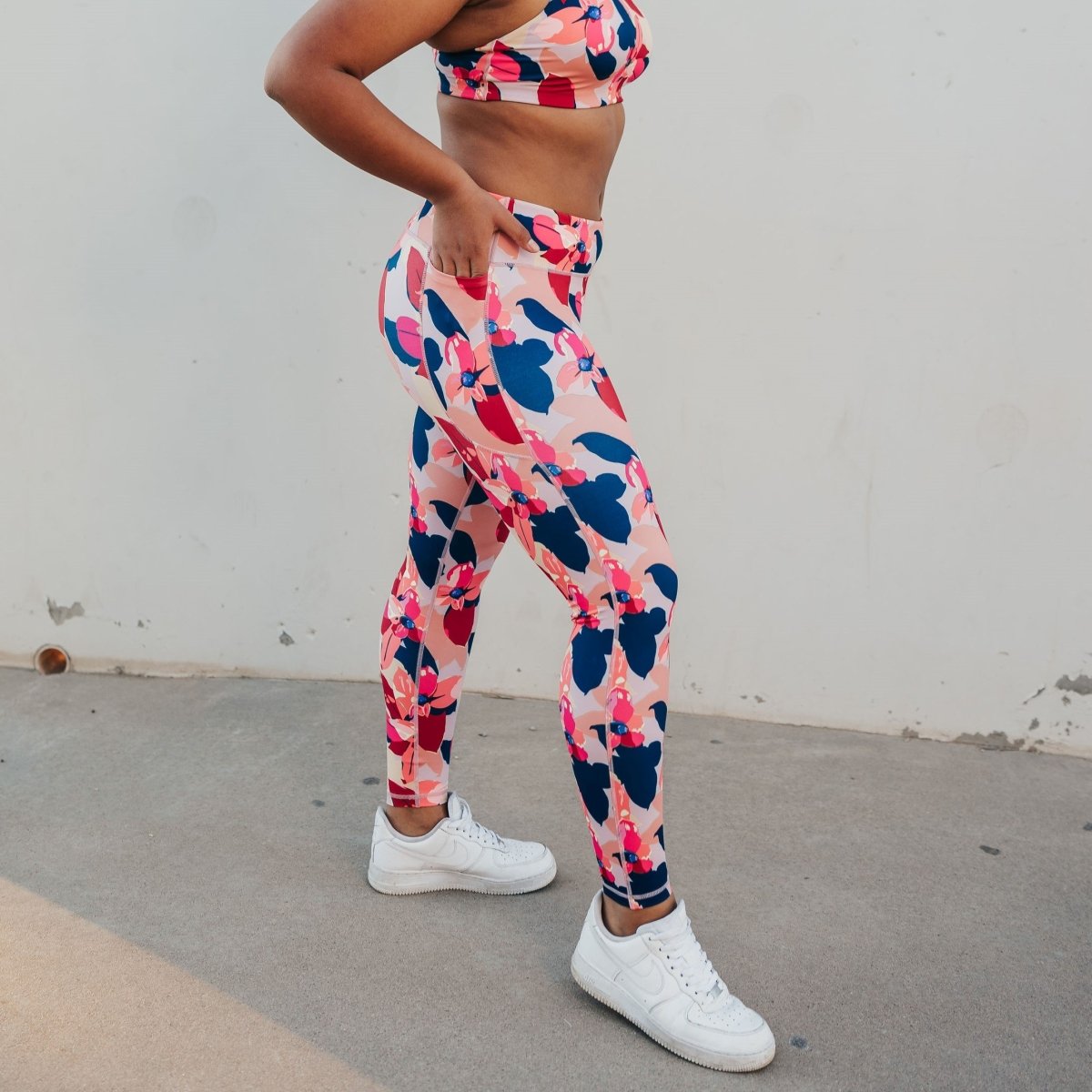 AMP Leggings - Petals - Senita Athletics