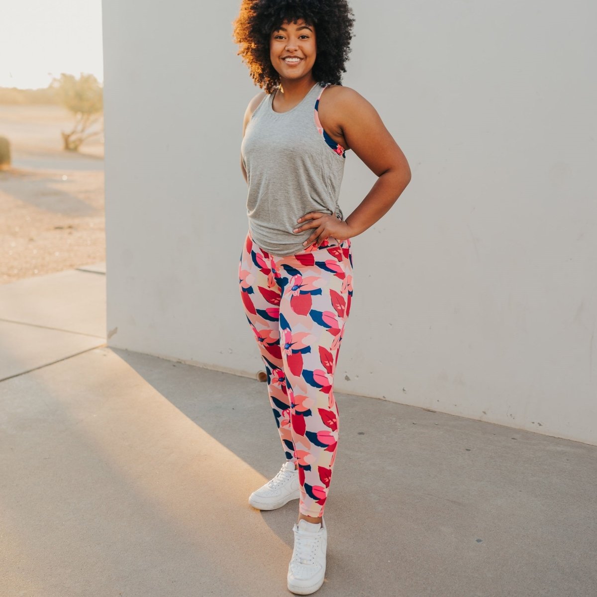 AMP Leggings - Petals - Senita Athletics