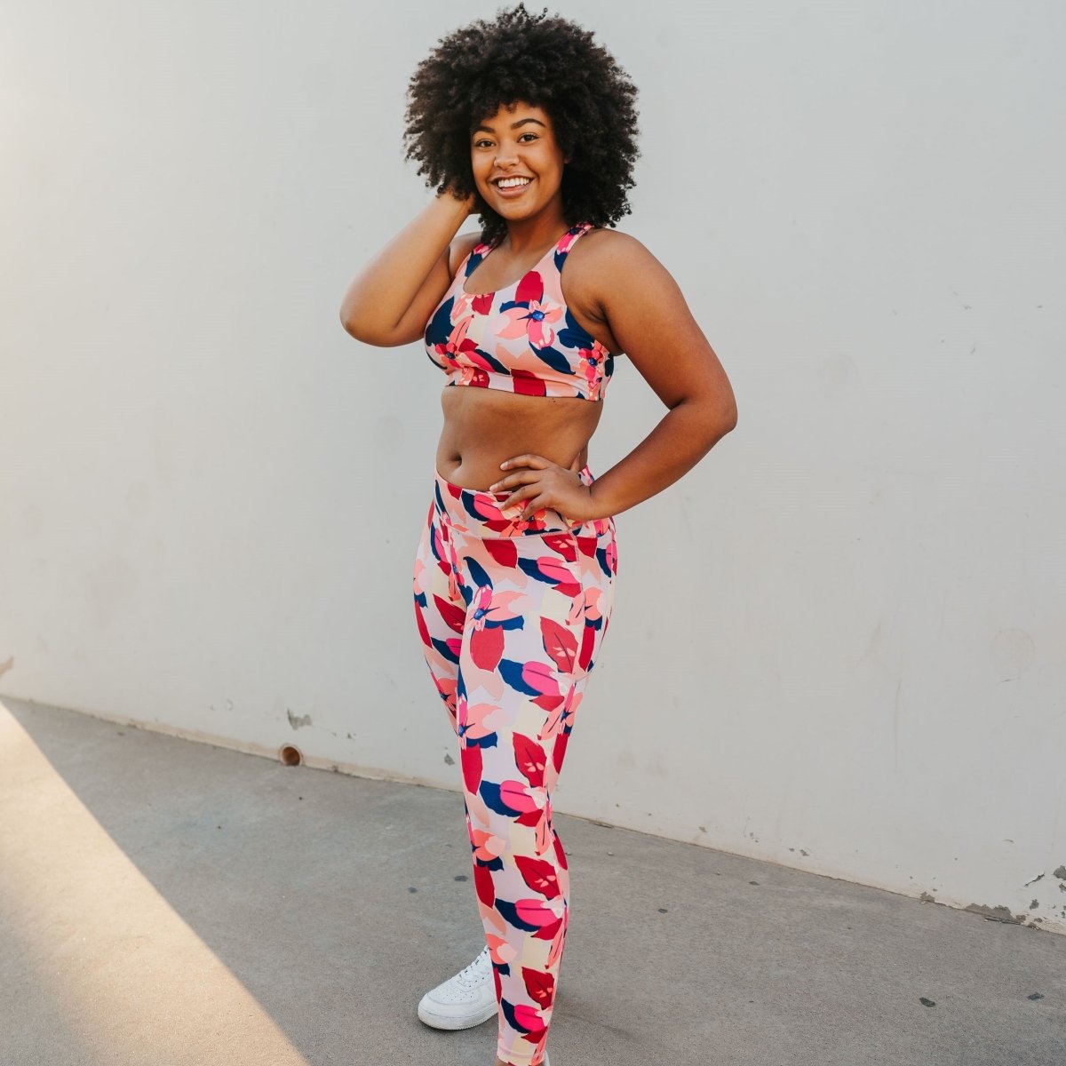 AMP Leggings - Petals - Senita Athletics