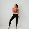 Ava Crop Top - Marsala - Senita Athletics