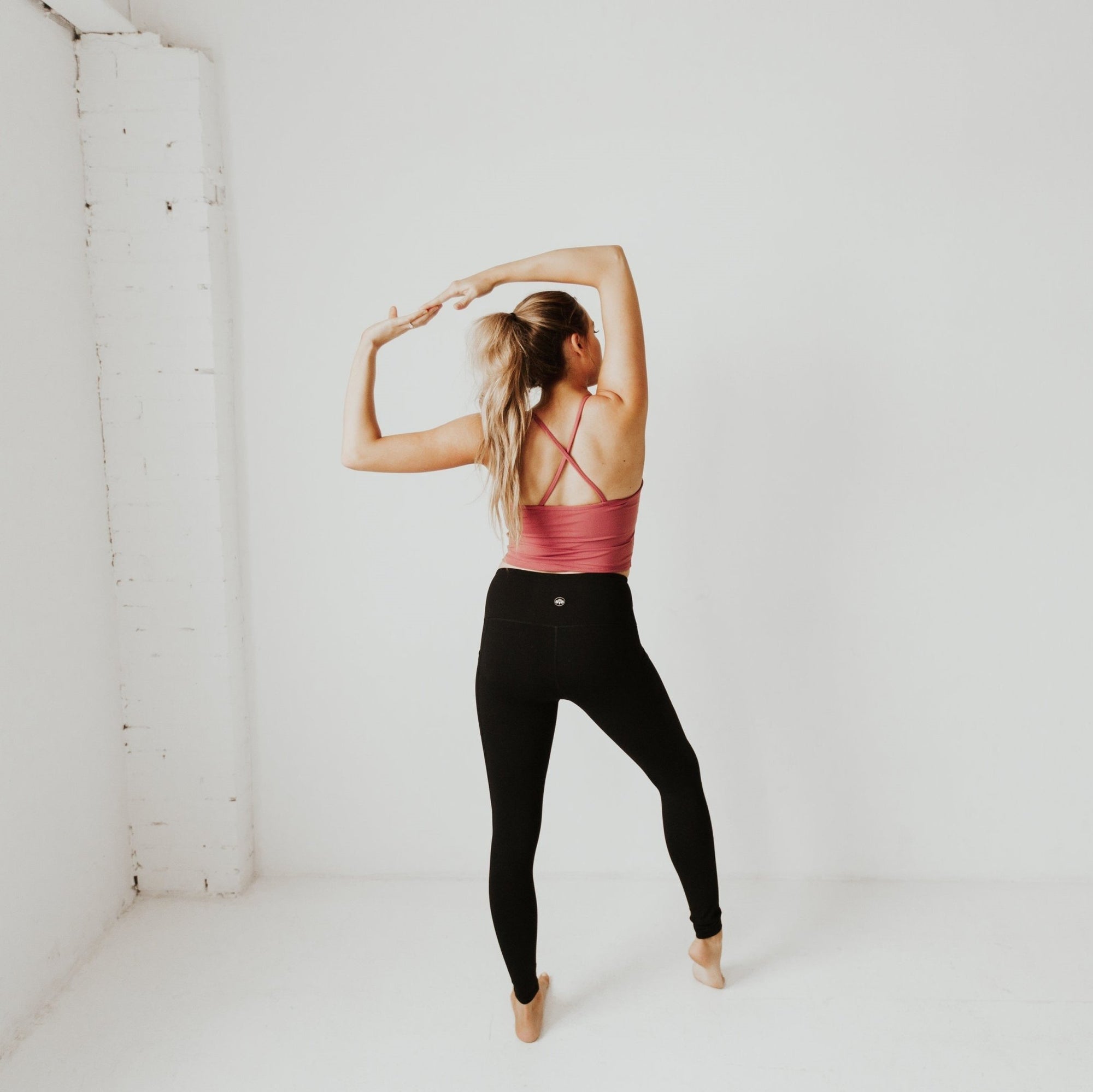 Ava Crop Top - Marsala - Senita Athletics