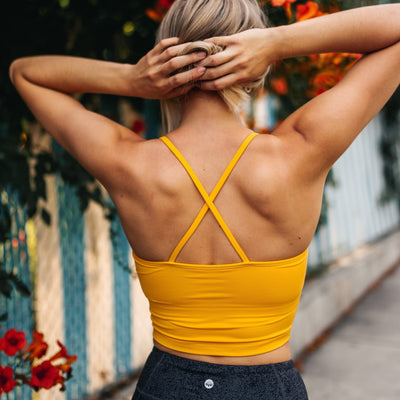 Ava Crop Top - Sunrise - Senita Athletics