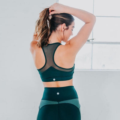 Barre Mesh Sports Bra - Ponderosa - Senita Athletics