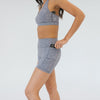 Baseline Shorts (5 in. inseam) - Heathered Gray - Senita Athletics