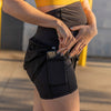 Belly Support Maternity Shorts - Black - Senita Athletics