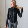 Bestie Zip Up Hoodie - Black - Senita Athletics