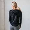 Bestie Zip Up Hoodie - Black - Senita Athletics