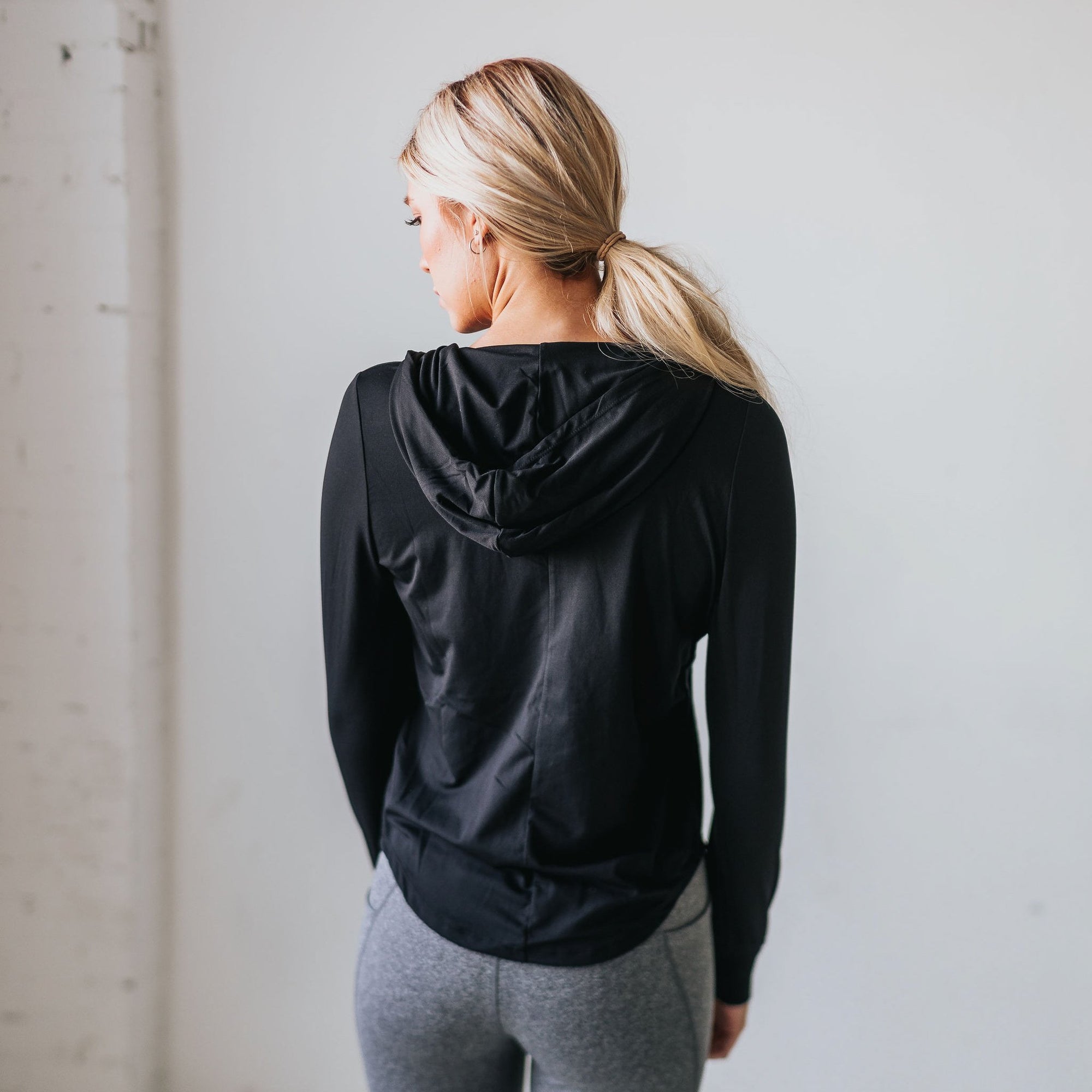 Bestie Zip Up Hoodie - Black - Senita Athletics