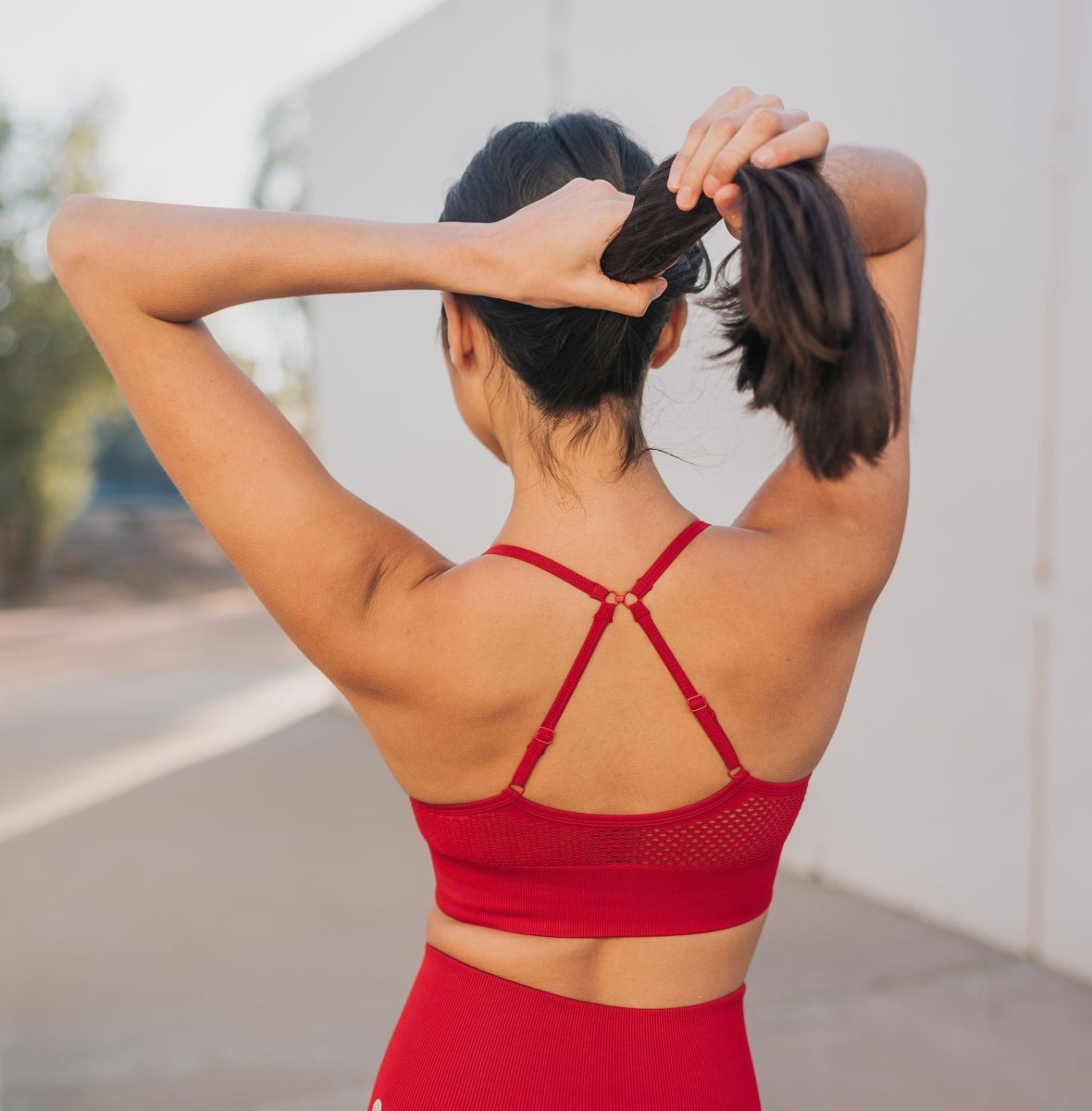 Beyond Seamless Sports Bra - Cherry - Senita Athletics