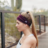 Boho No-Slip Headband - Plum - Senita Athletics