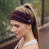 Boho No-Slip Headband - Plum - Senita Athletics