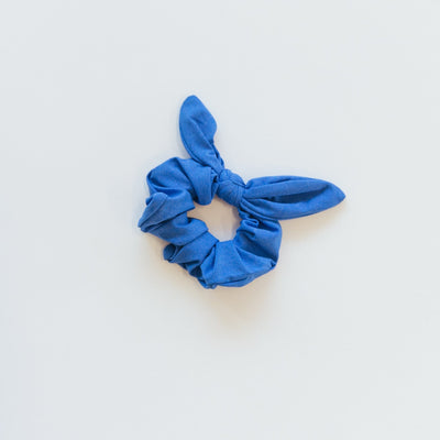 Bow Scrunchie - Blue - Senita Athletics
