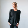 Boyfriend Long Sleeve - Black - Senita Athletics