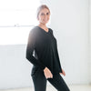 Boyfriend Long Sleeve - Black - Senita Athletics