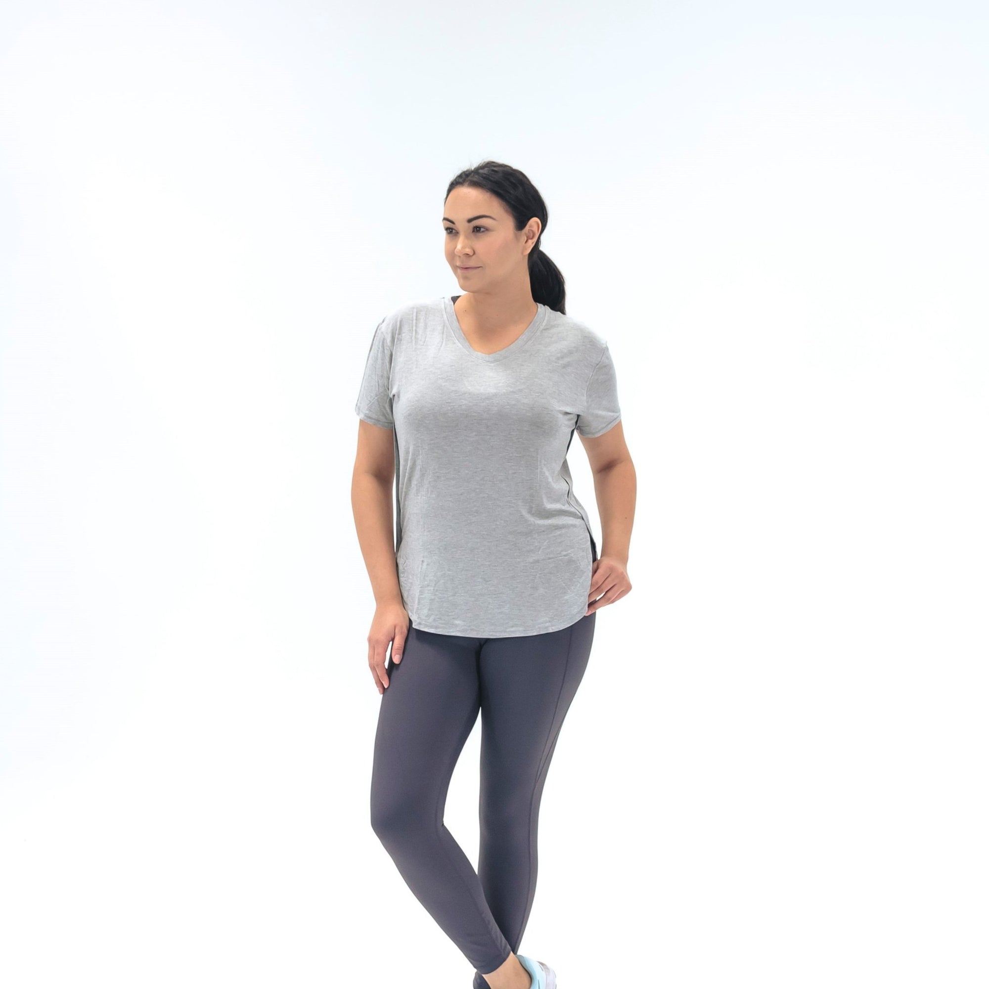 Boyfriend Tee - Gray - Senita Athletics