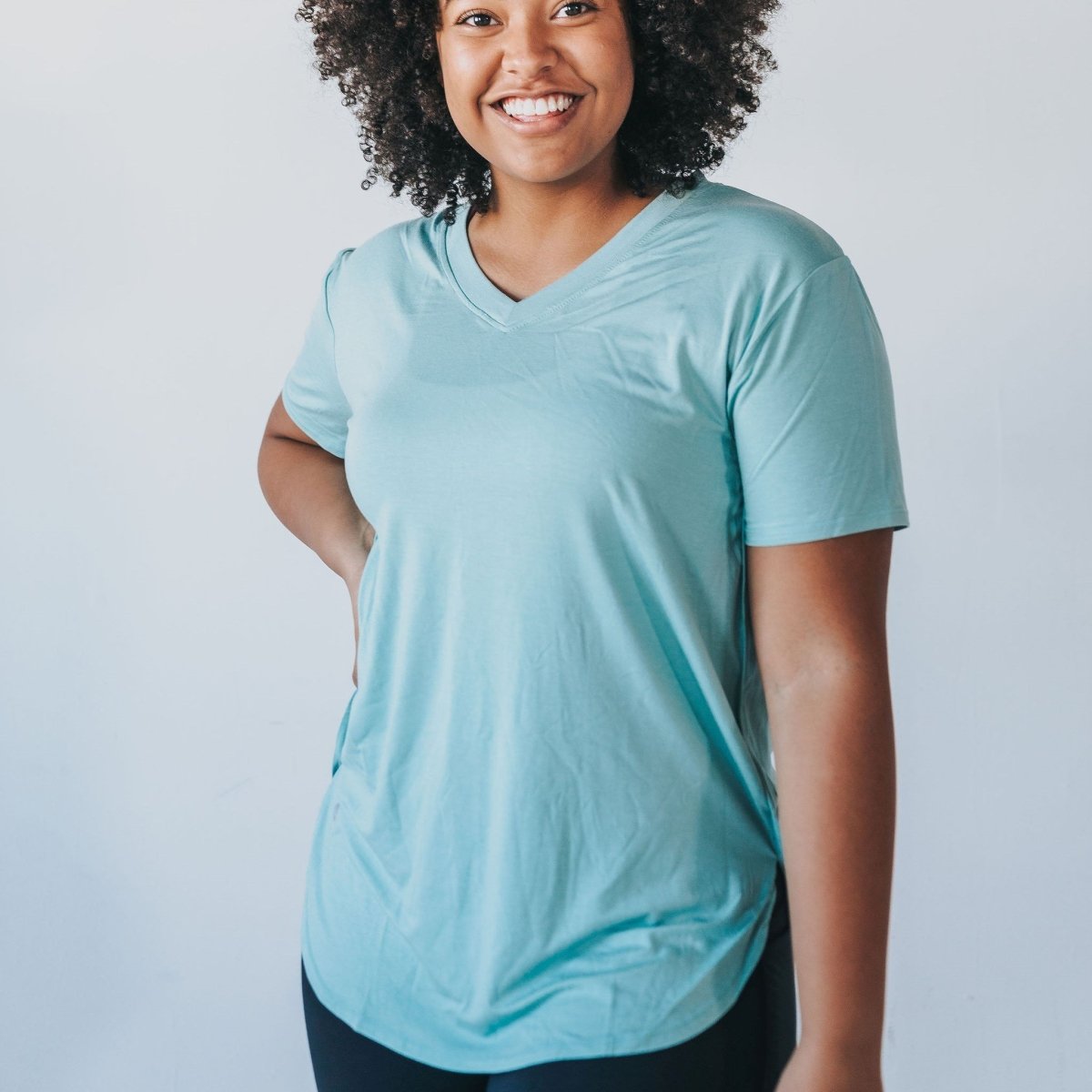Boyfriend Tee - Seafoam - Senita Athletics