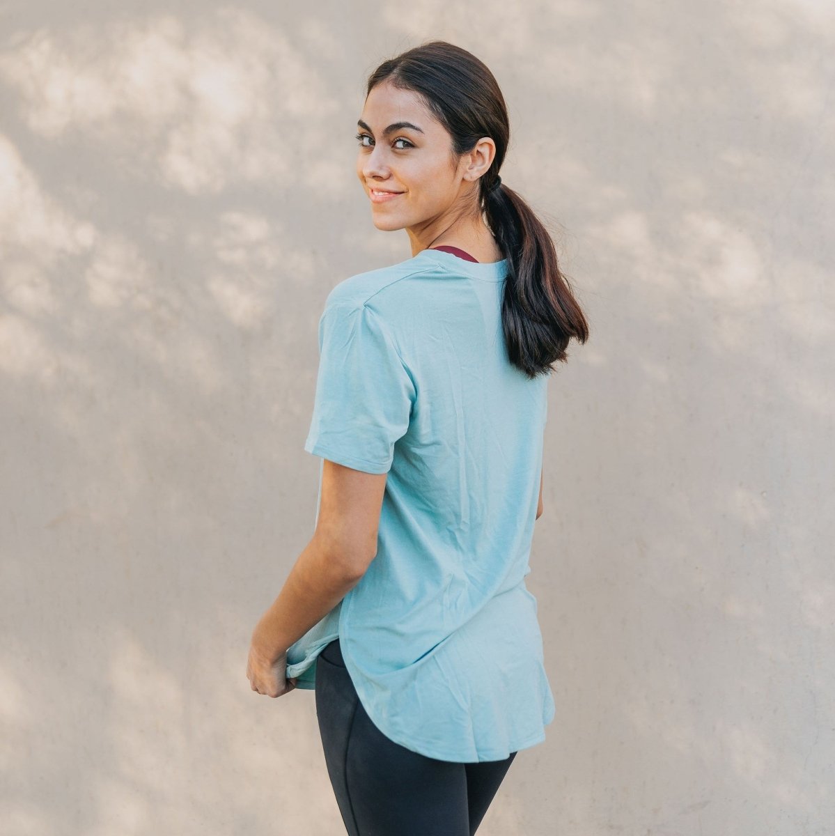 Boyfriend Tee - Seafoam - Senita Athletics