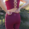 Break Free Capris - Merlot - Senita Athletics