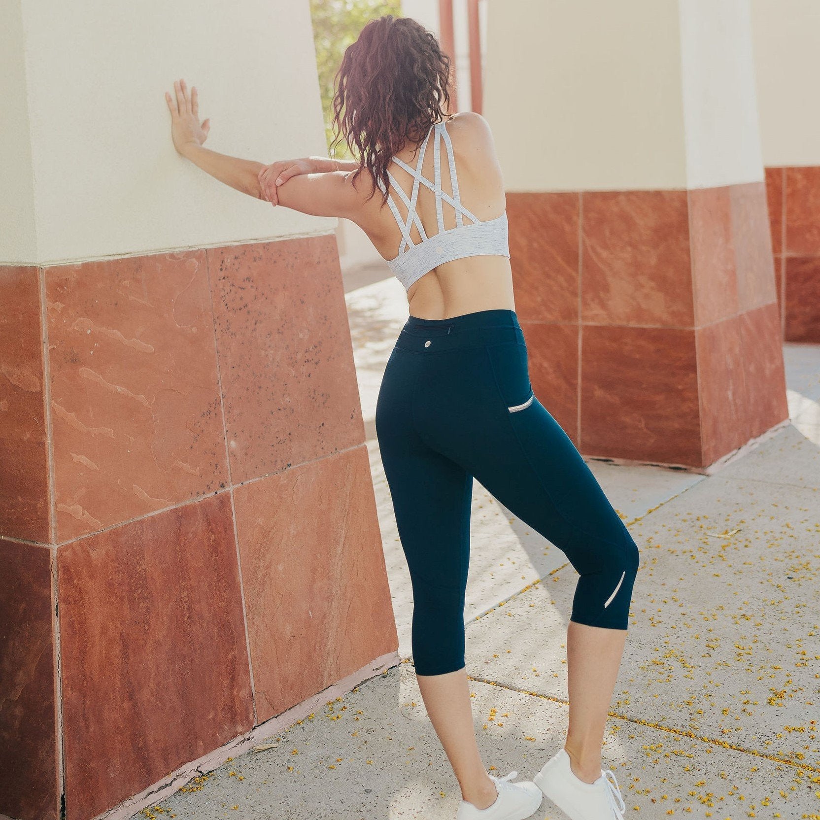 Break Free Capris - Navy - Senita Athletics