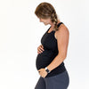 Bumpin' Maternity Tank - Black - Senita Athletics