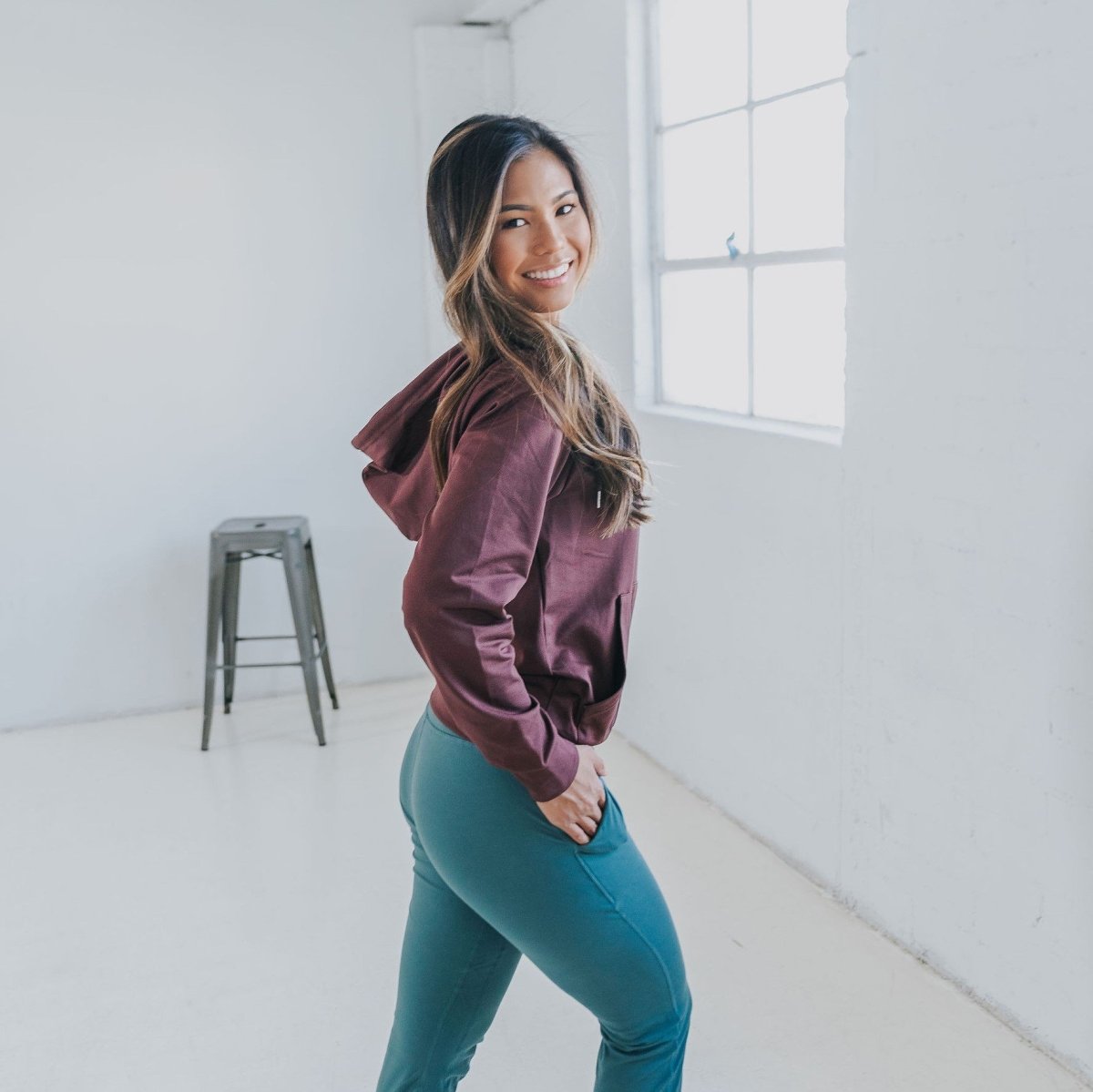 Cali Hoodie - Fossil - Senita Athletics