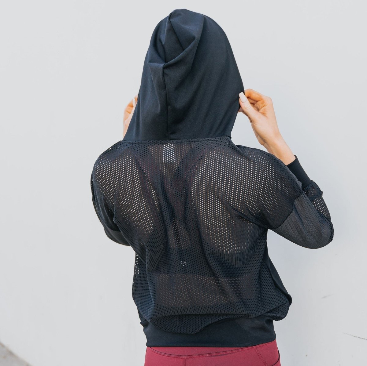 Champion Mesh Hoodie - Black - Senita Athletics