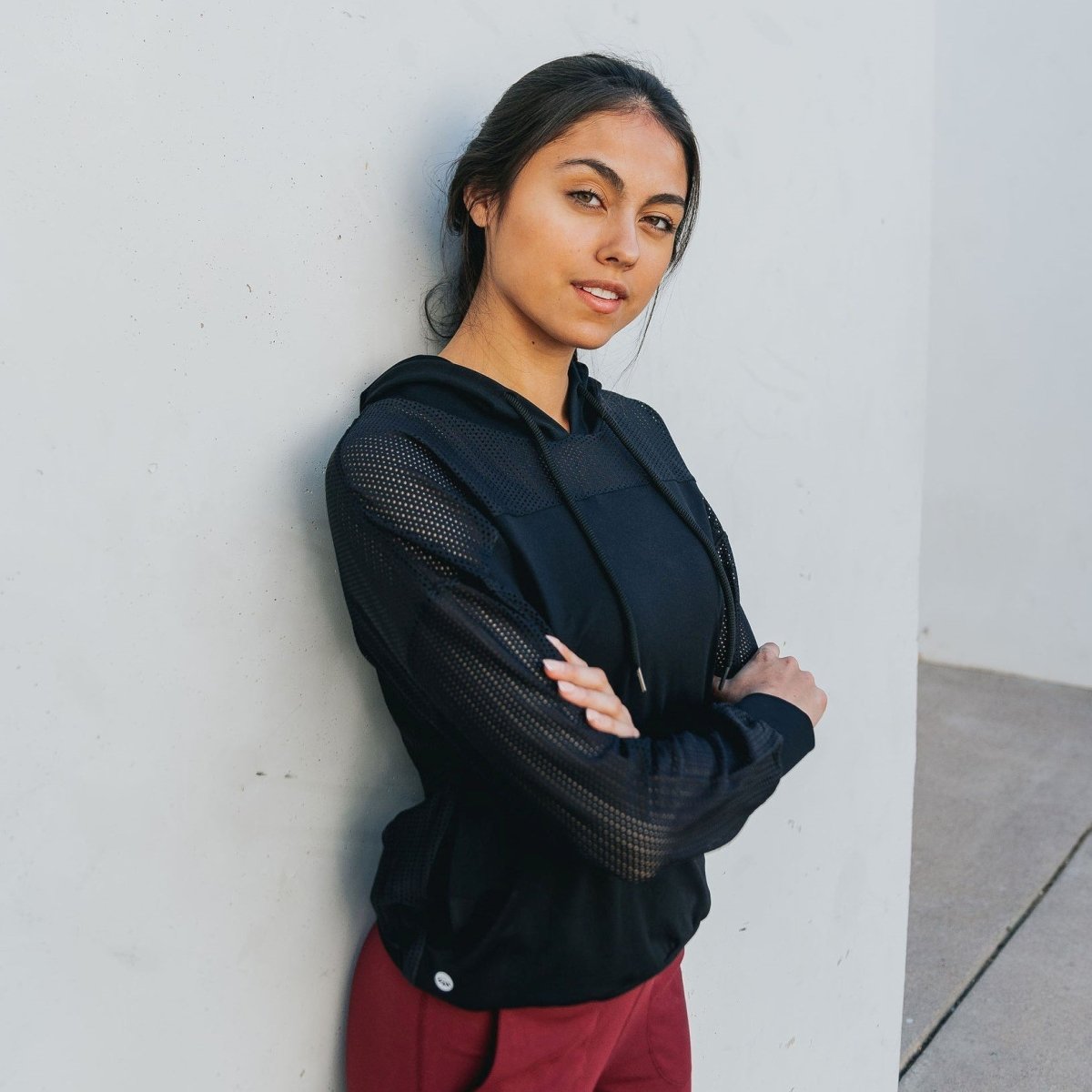 Champion Mesh Hoodie - Black - Senita Athletics