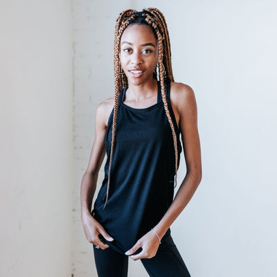 Circuit Tank Top - Black - Senita Athletics