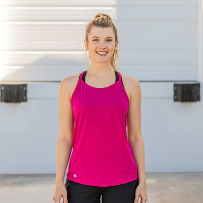 Circuit Tank Top - Punch - Senita Athletics