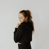 Cropped Hoodie - Black - Senita Athletics