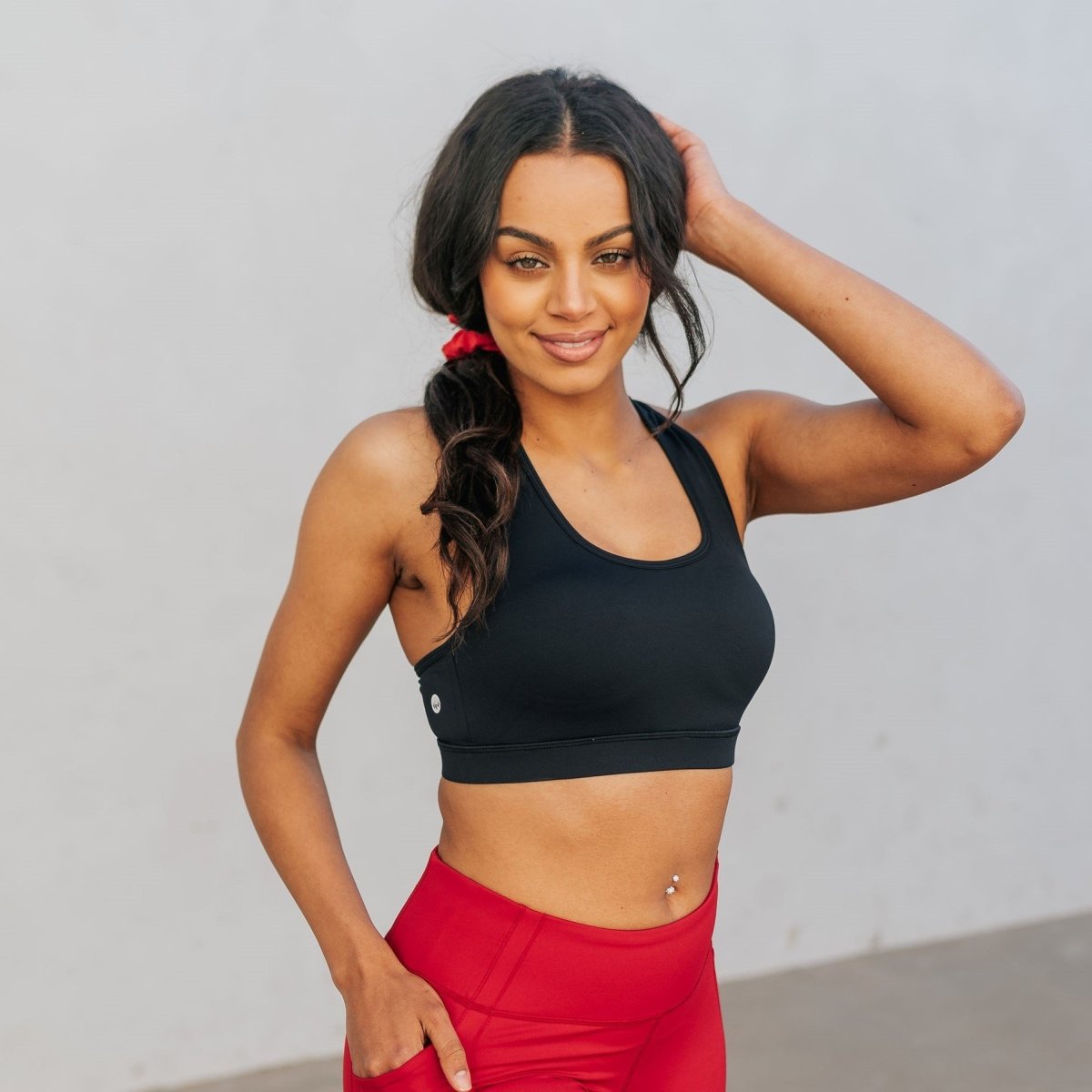 Cross Paths Sports Bra - Black - Senita Athletics