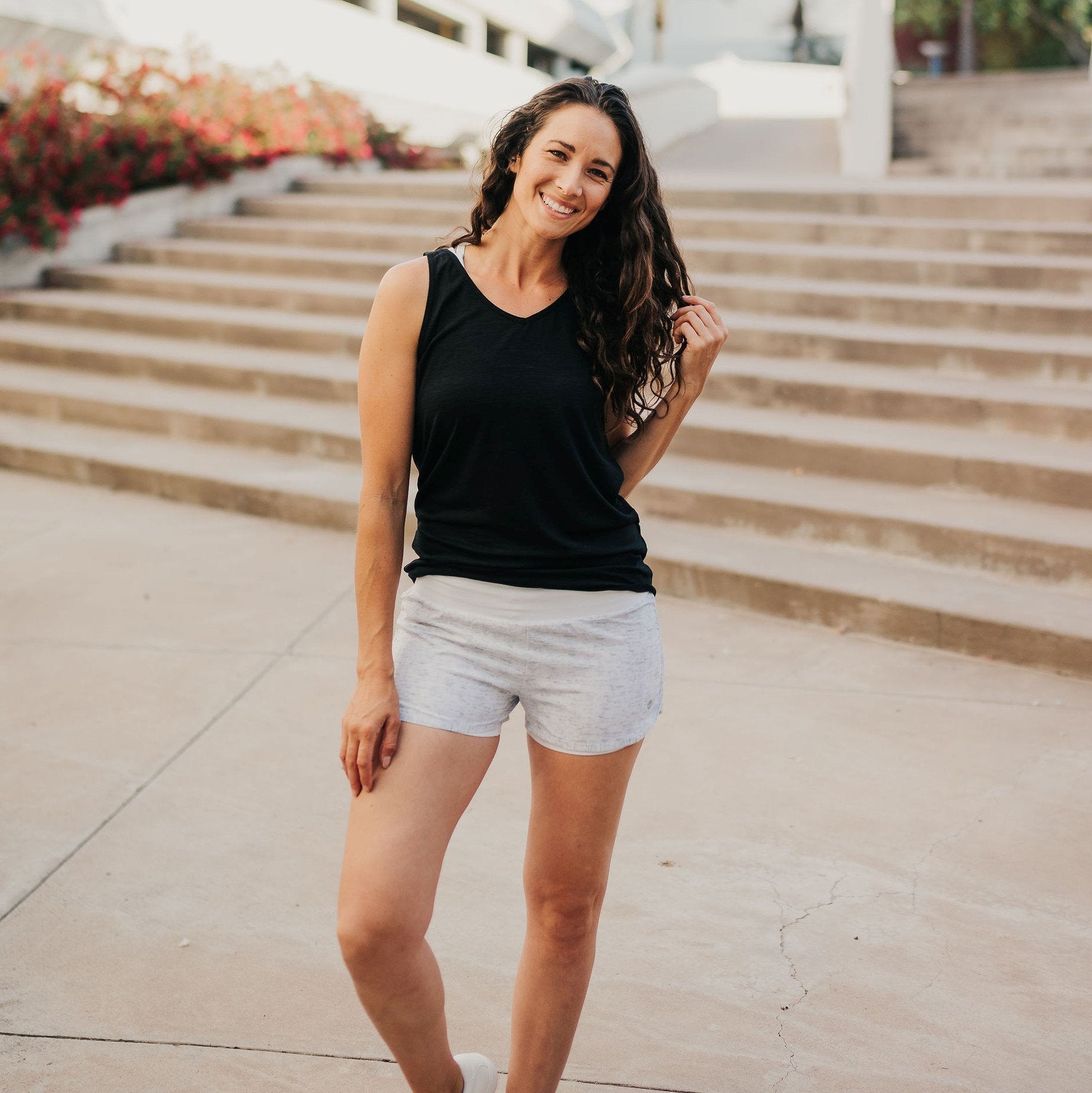 Drift Tank Top - Black - Senita Athletics