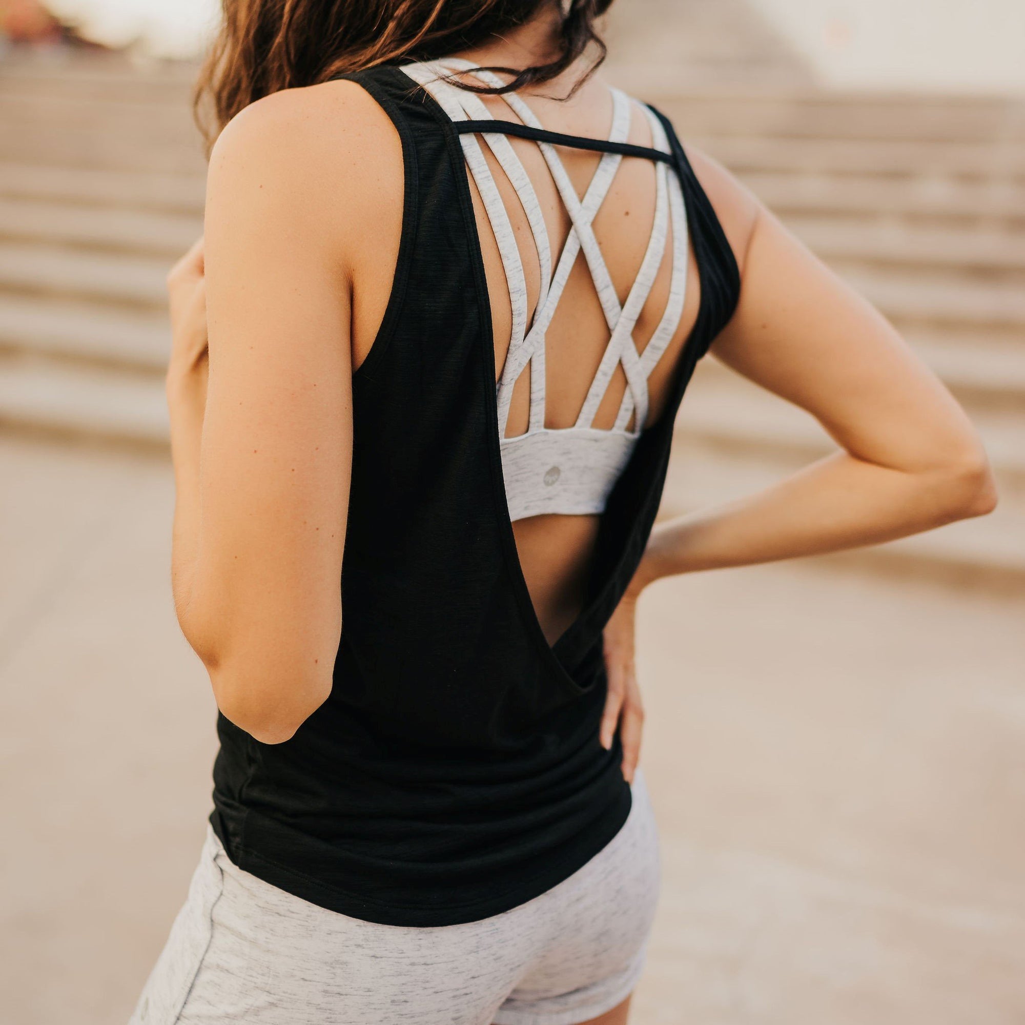 Drift Tank Top - Black - Senita Athletics