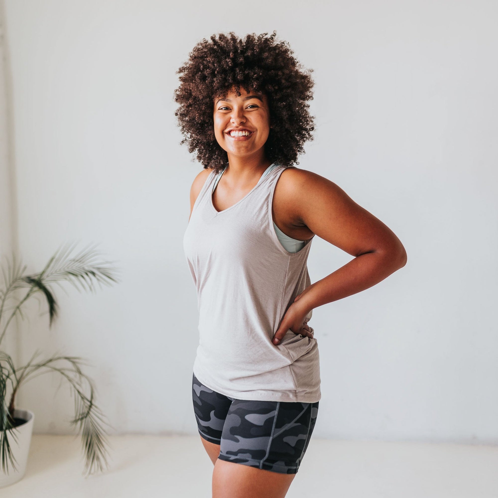 Drift Tank Top - Pebble Gray - Senita Athletics