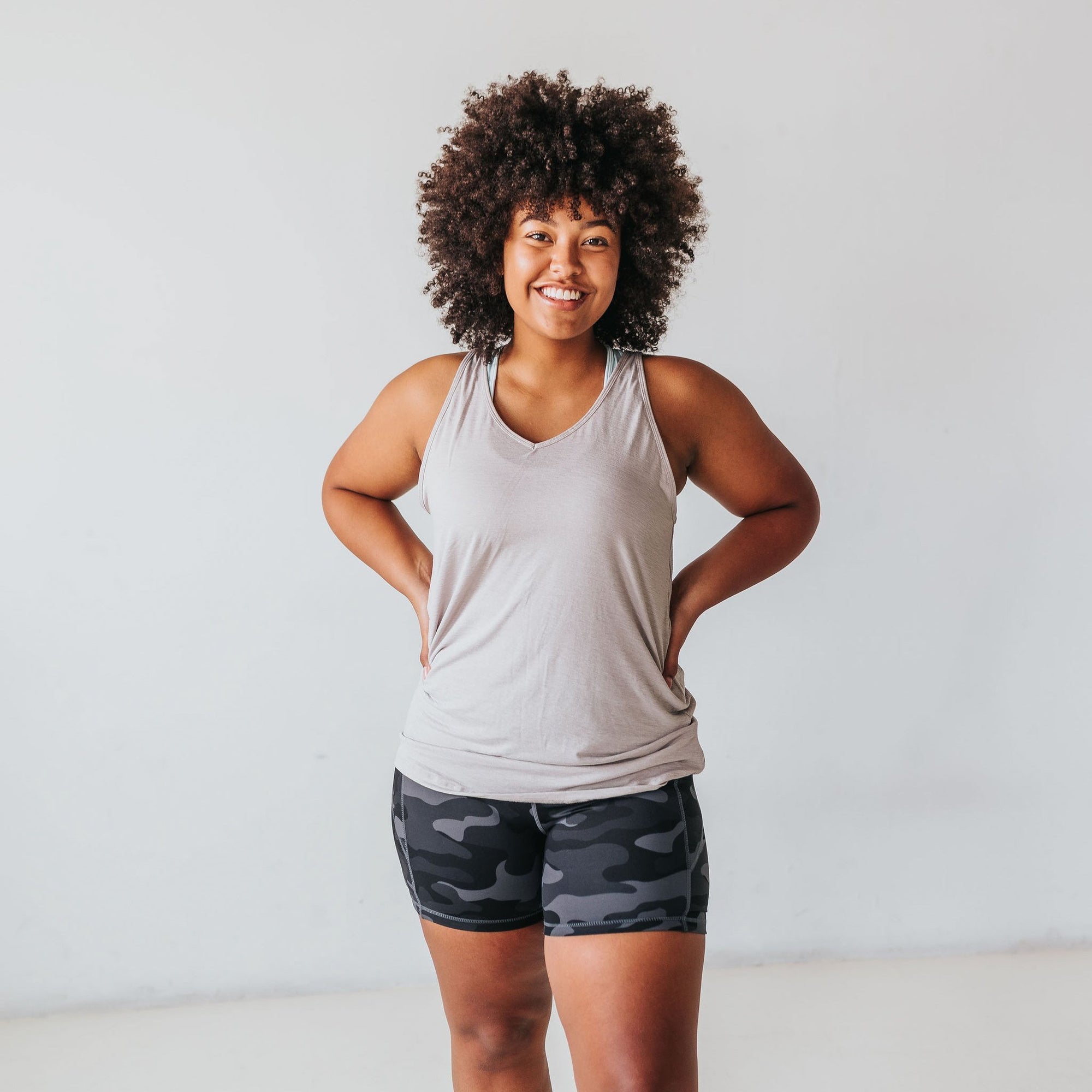 Drift Tank Top - Pebble Gray - Senita Athletics