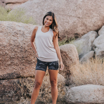 Drift Tank Top - Pebble Gray - Senita Athletics