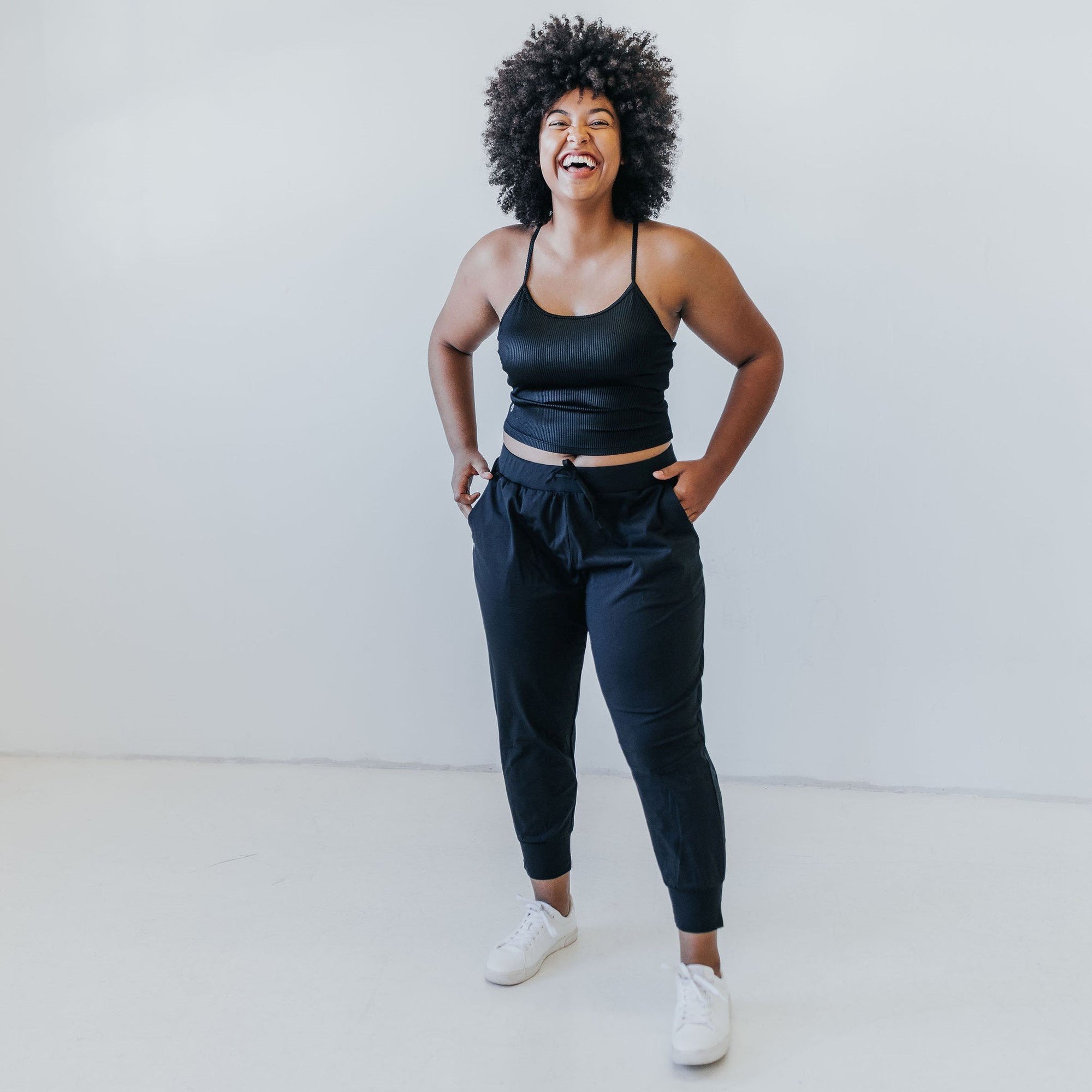 Easy Going Joggers - Black - Senita Athletics