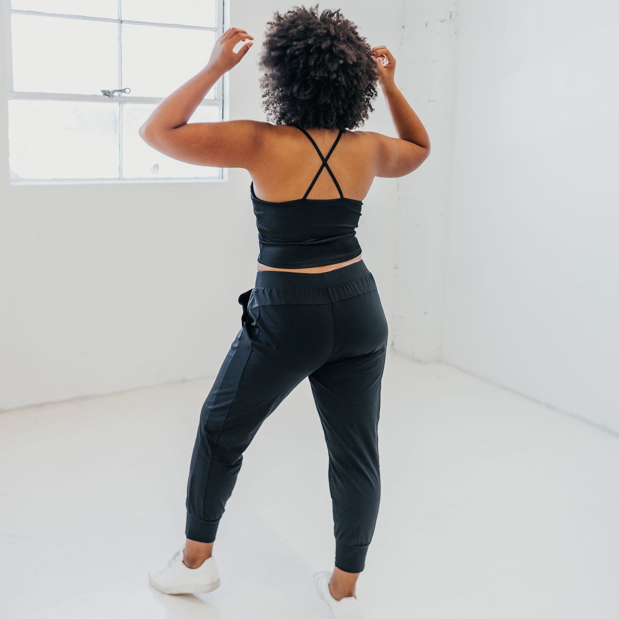 Easy Going Joggers - Black - Senita Athletics