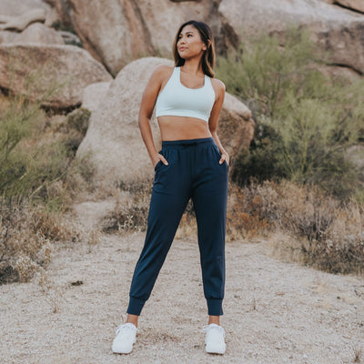 Easy Going Joggers - Navy - Senita Athletics