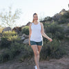 Extra Mile Tank - White - Senita Athletics