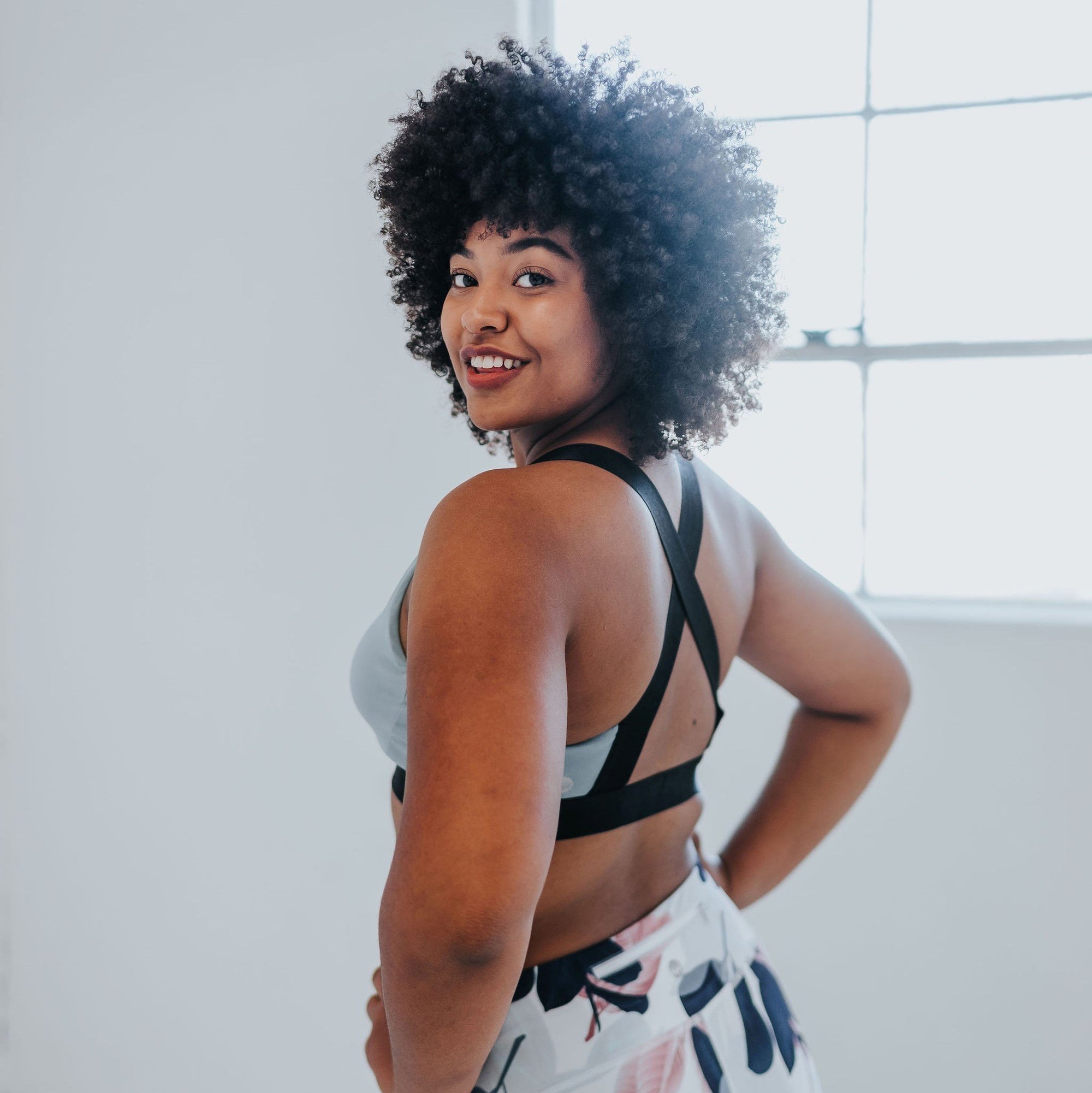 Flex Sports Bra - Steel Blue - Senita Athletics
