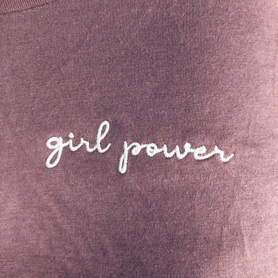 Girl Power Crop Top - Purple - Senita Athletics